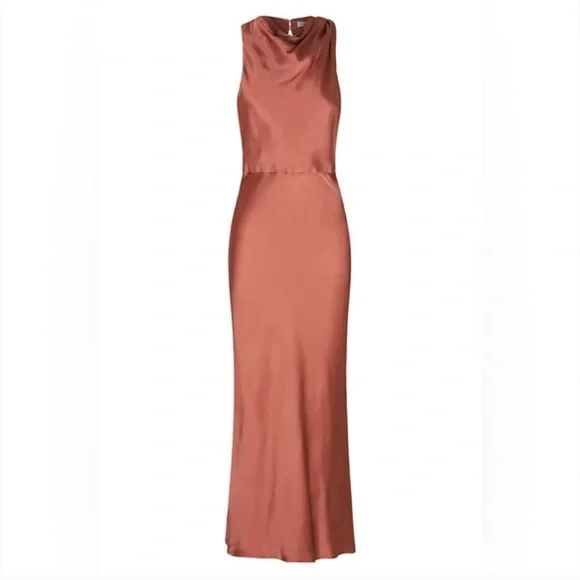 camille lace cross back midi dress cream black Shona Joy